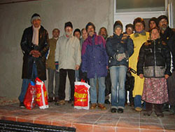Beneficiarii (oamenii străzii) Centrului Social de Urgenţă „Sfântul Irineu” - Sighişoara